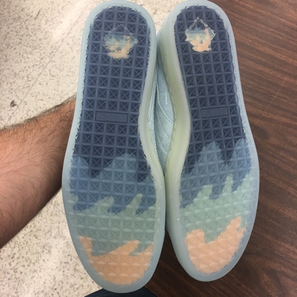 Pink Dolphin x Suede V2 “Ether” Men’s Sneakers - Picture 5 of 7